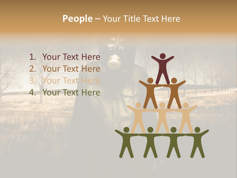 Hazardous Vapour Biology PowerPoint Template