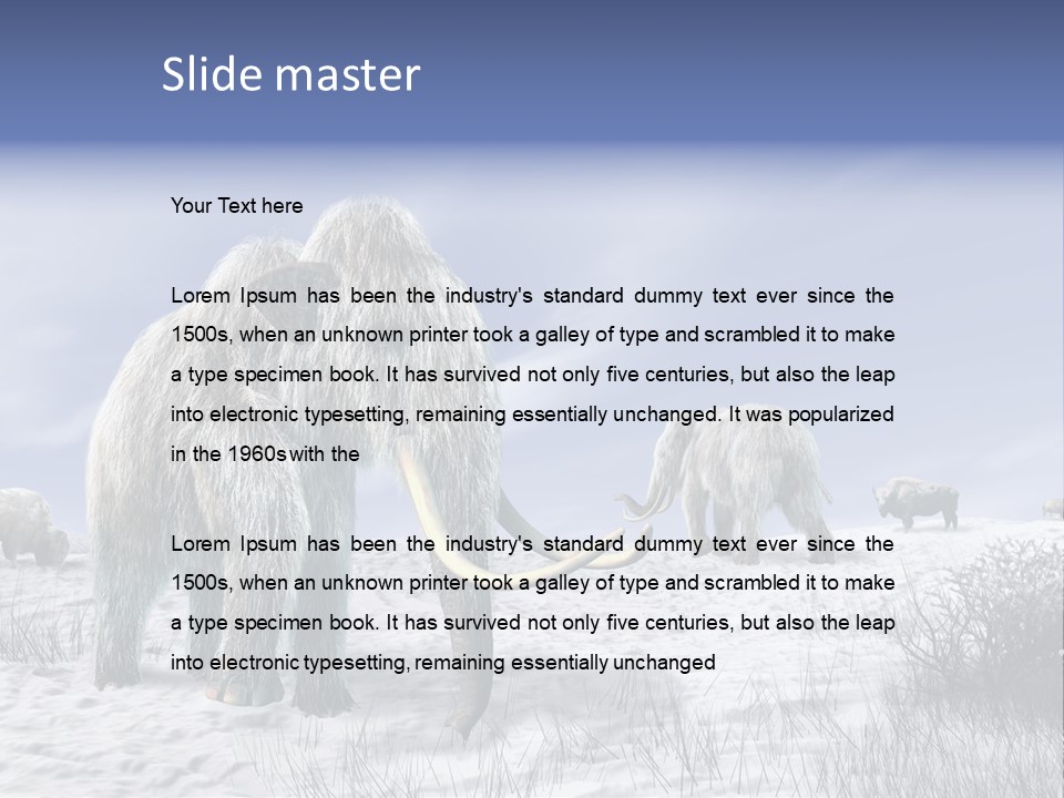 Head Big Cold PowerPoint Template