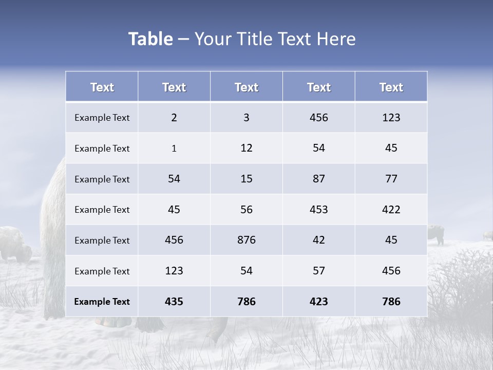 Head Big Cold PowerPoint Template