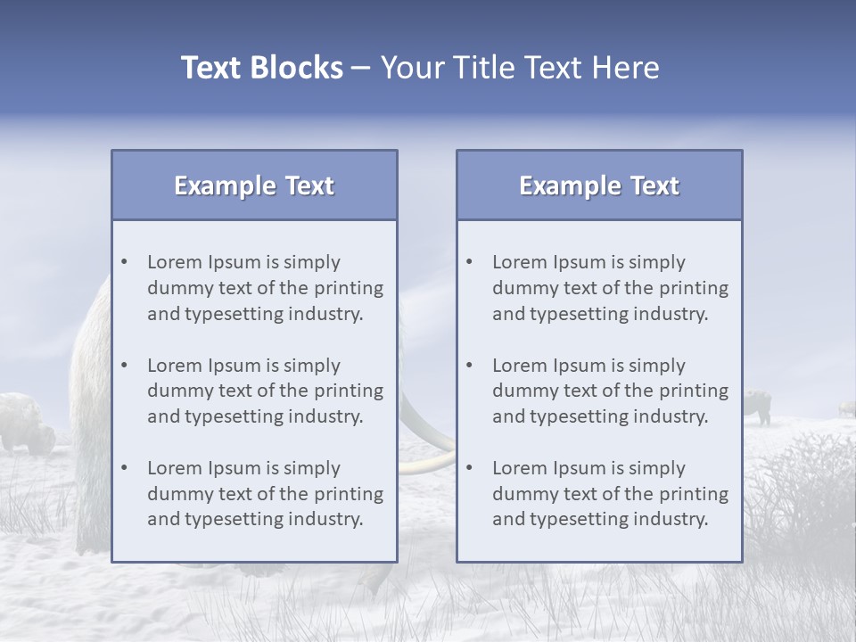 Head Big Cold PowerPoint Template