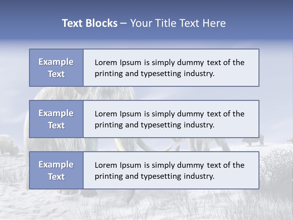 Head Big Cold PowerPoint Template