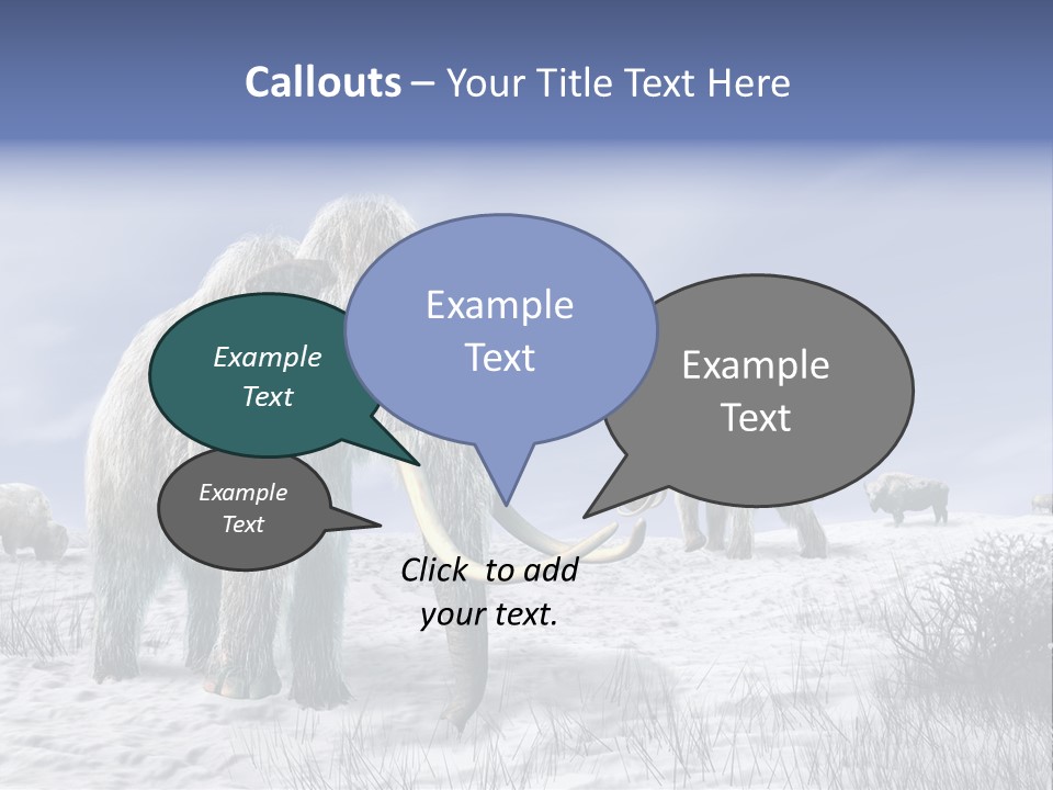 Head Big Cold PowerPoint Template