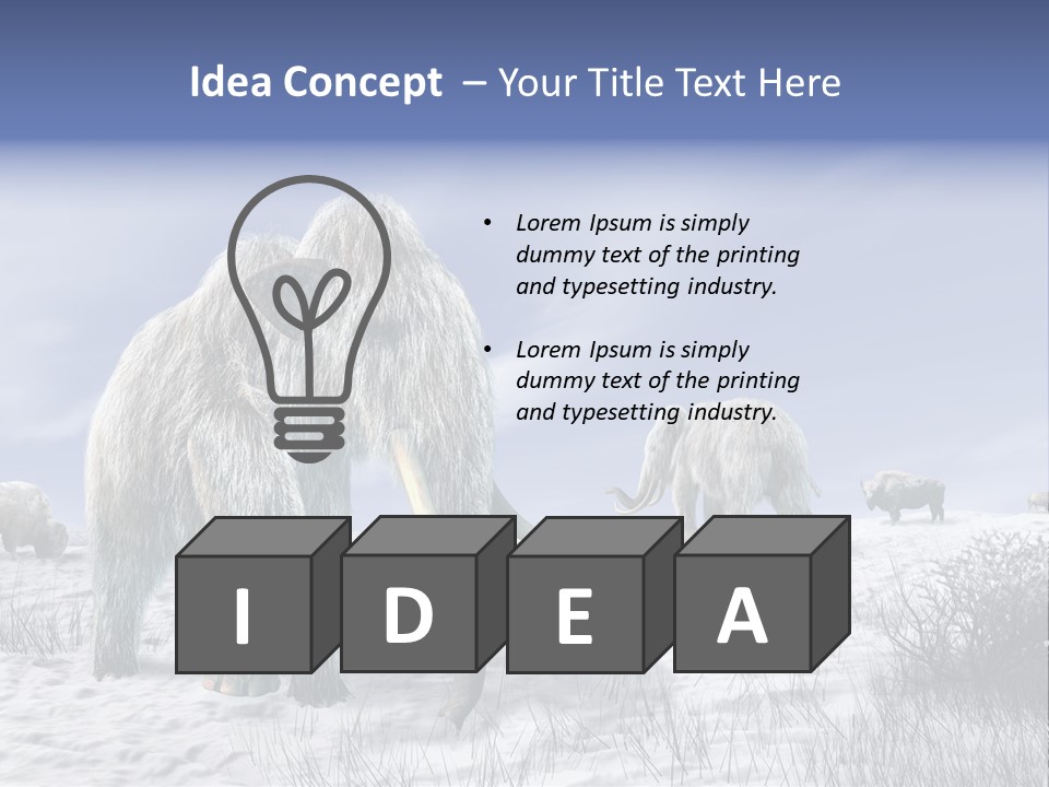 Head Big Cold PowerPoint Template