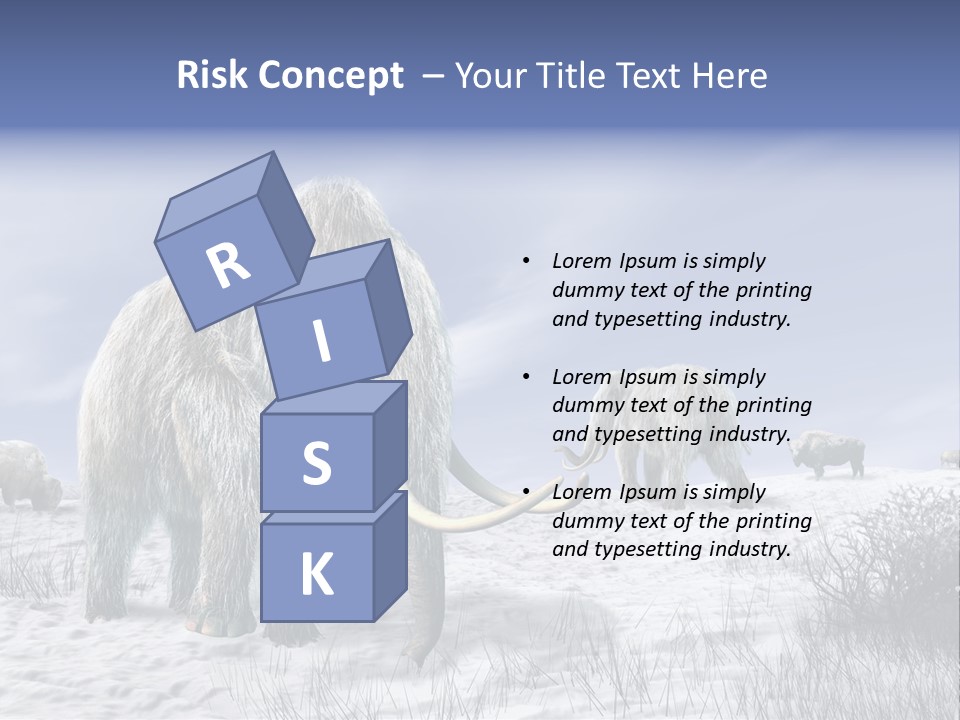 Head Big Cold PowerPoint Template