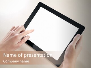 Electronic Mobile Book PowerPoint Template