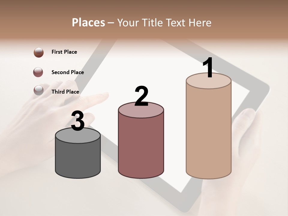 Electronic Mobile Book PowerPoint Template