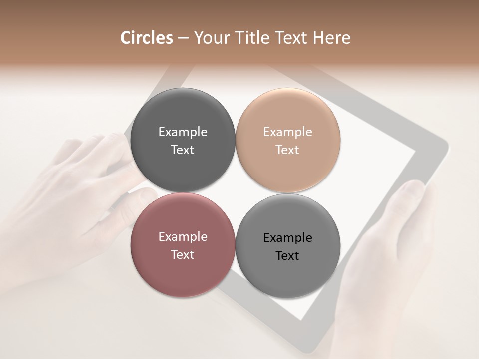 Electronic Mobile Book PowerPoint Template