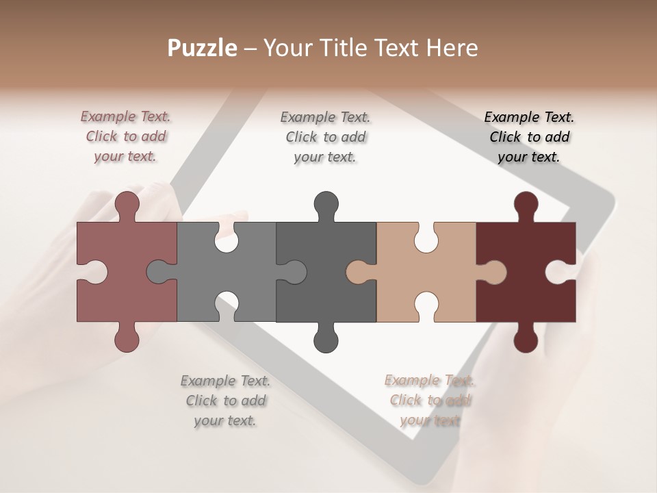 Electronic Mobile Book PowerPoint Template