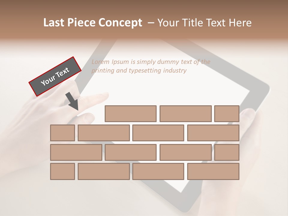 Electronic Mobile Book PowerPoint Template
