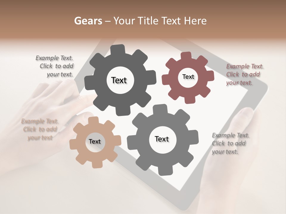 Electronic Mobile Book PowerPoint Template