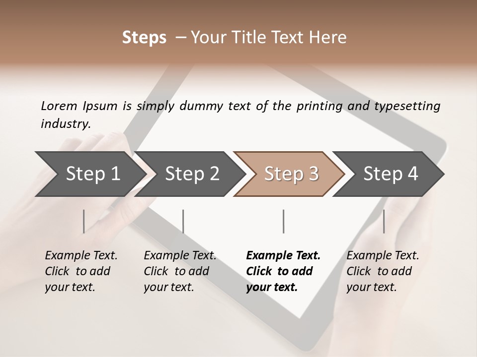 Electronic Mobile Book PowerPoint Template