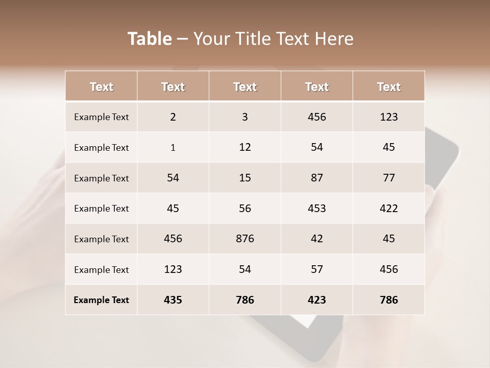 Electronic Mobile Book PowerPoint Template