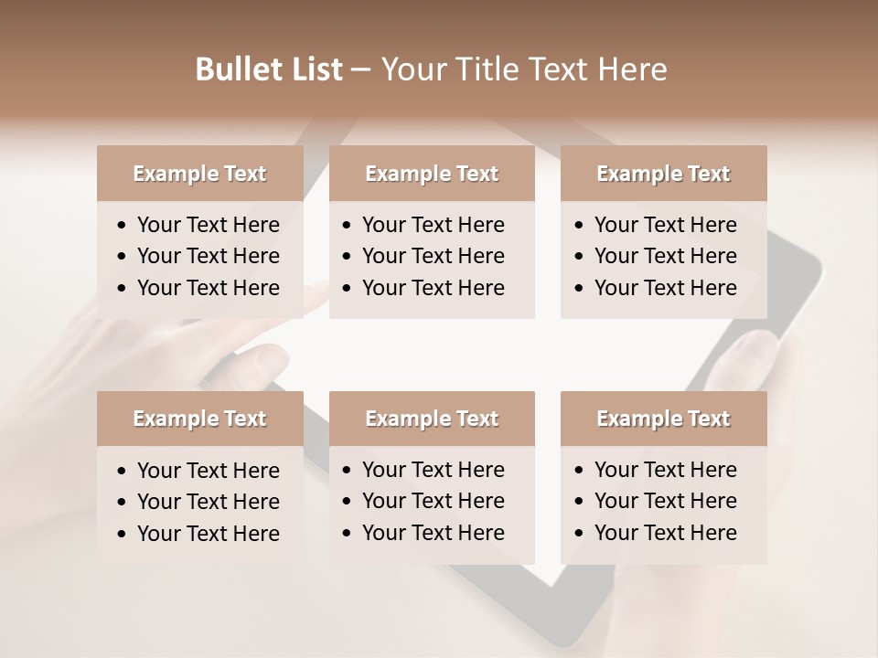 Electronic Mobile Book PowerPoint Template