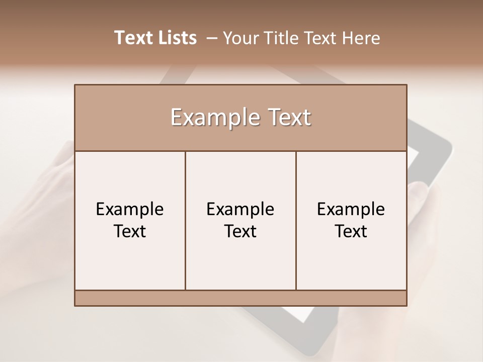 Electronic Mobile Book PowerPoint Template