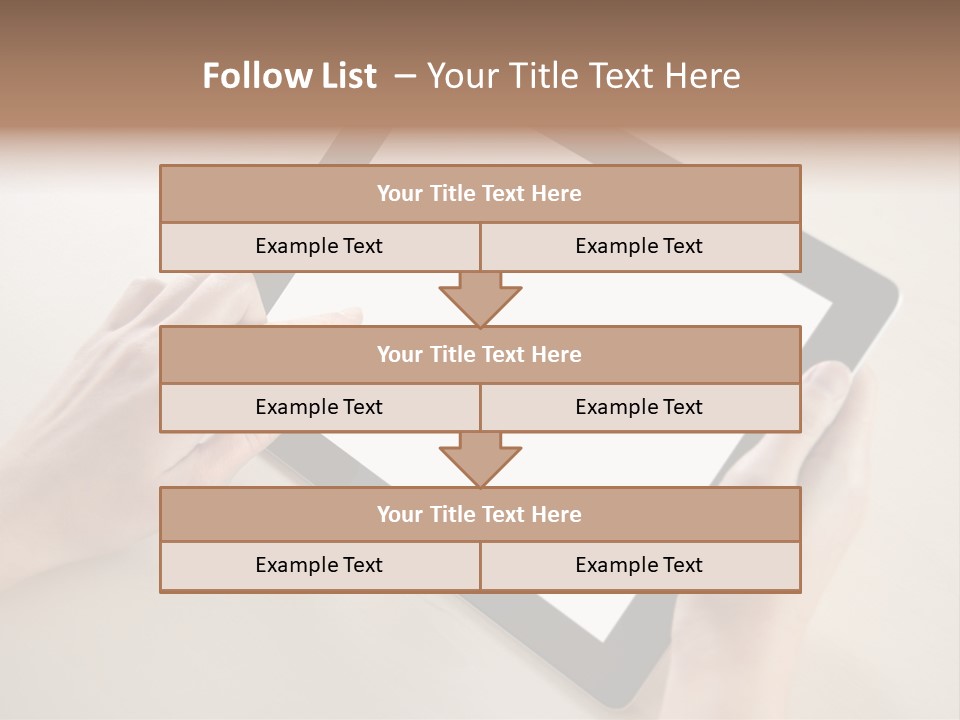 Electronic Mobile Book PowerPoint Template