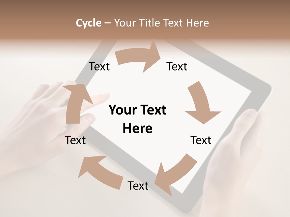 Electronic Mobile Book PowerPoint Template
