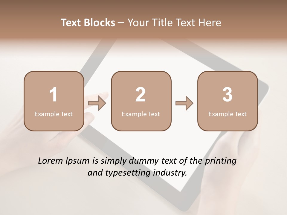 Electronic Mobile Book PowerPoint Template