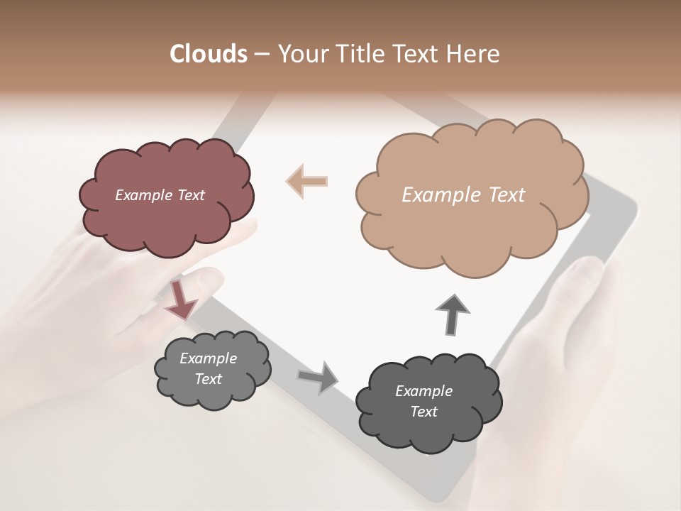 Electronic Mobile Book PowerPoint Template
