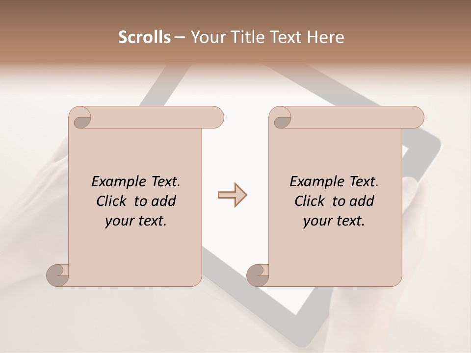 Electronic Mobile Book PowerPoint Template