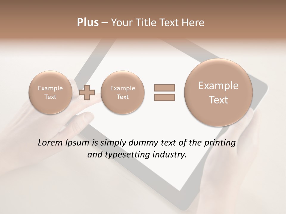 Electronic Mobile Book PowerPoint Template
