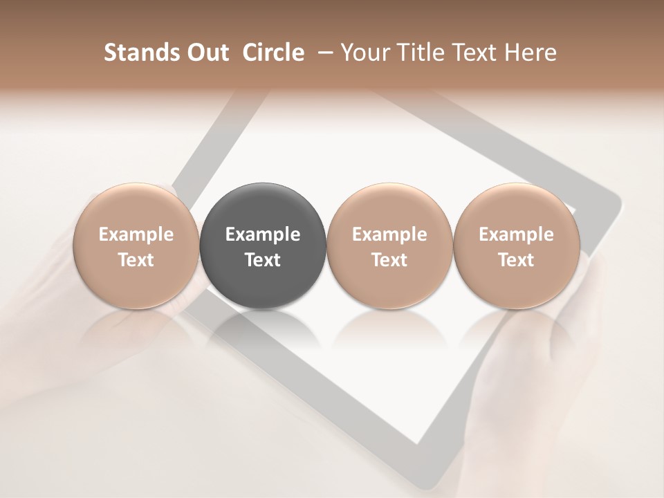 Electronic Mobile Book PowerPoint Template