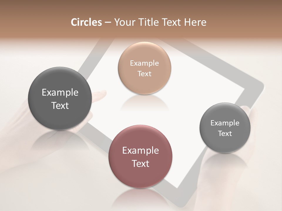 Electronic Mobile Book PowerPoint Template