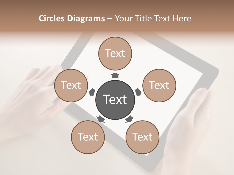 Electronic Mobile Book PowerPoint Template