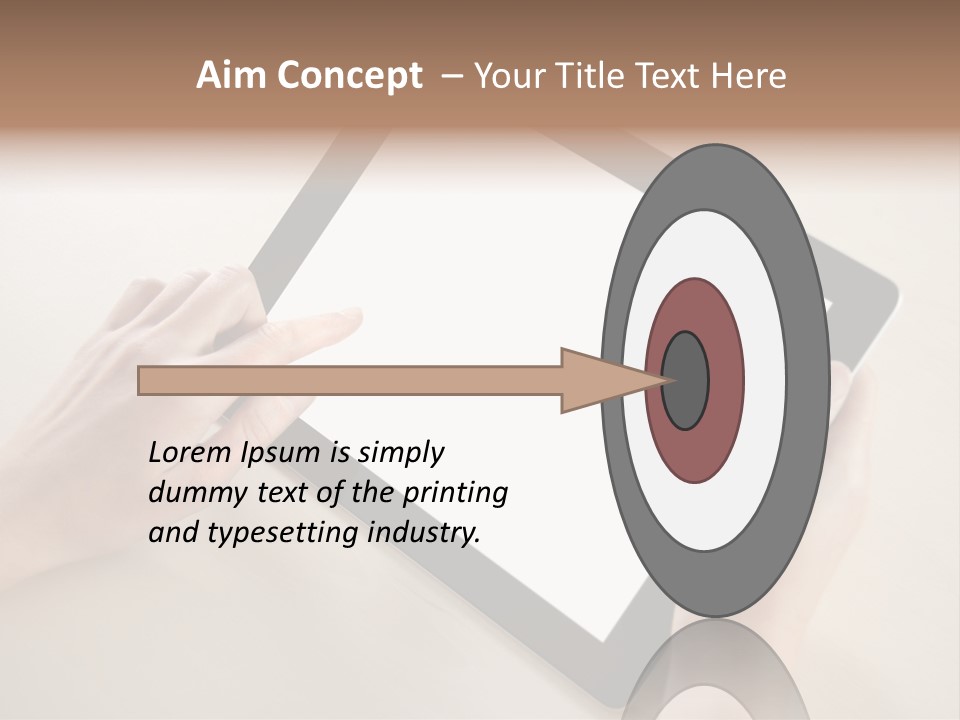 Electronic Mobile Book PowerPoint Template