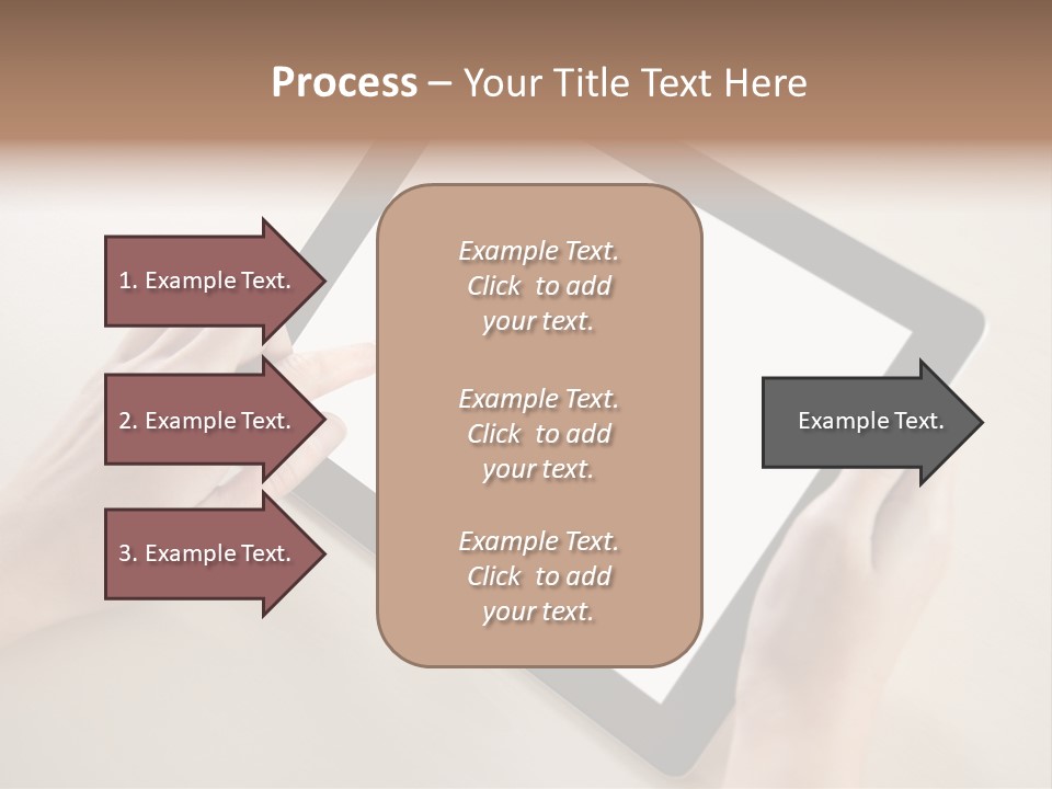 Electronic Mobile Book PowerPoint Template