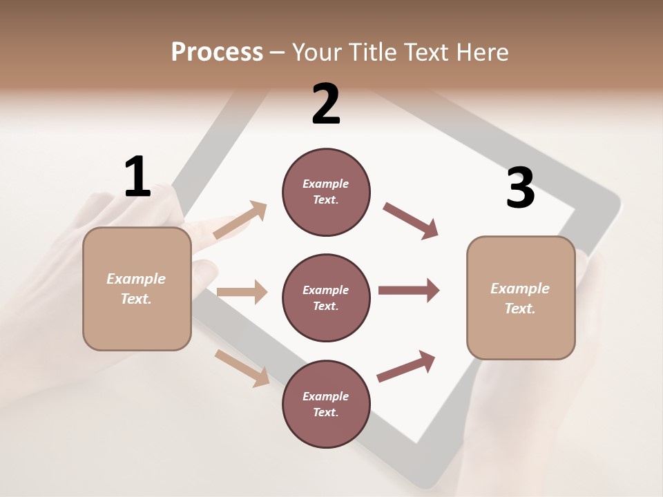 Electronic Mobile Book PowerPoint Template