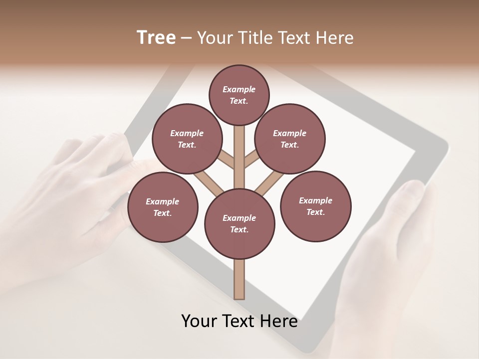 Electronic Mobile Book PowerPoint Template