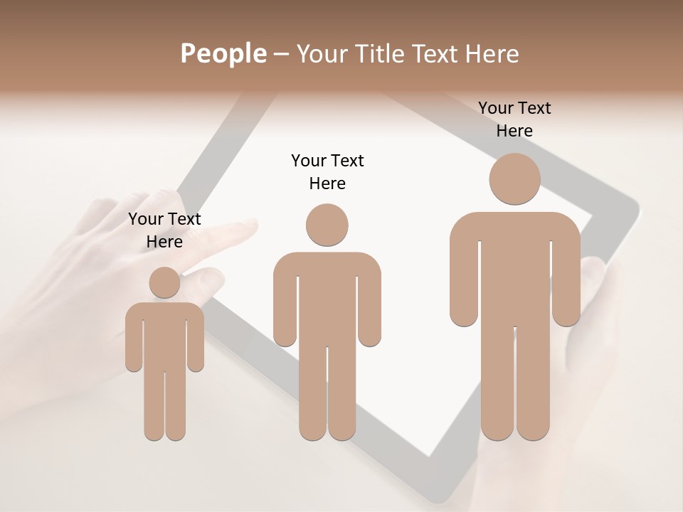 Electronic Mobile Book PowerPoint Template