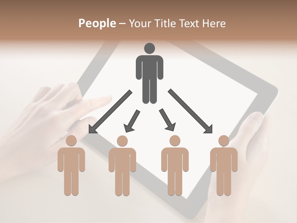 Electronic Mobile Book PowerPoint Template