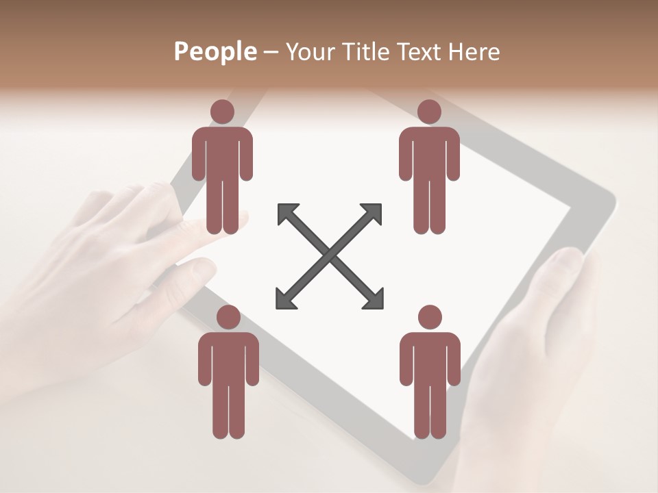 Electronic Mobile Book PowerPoint Template