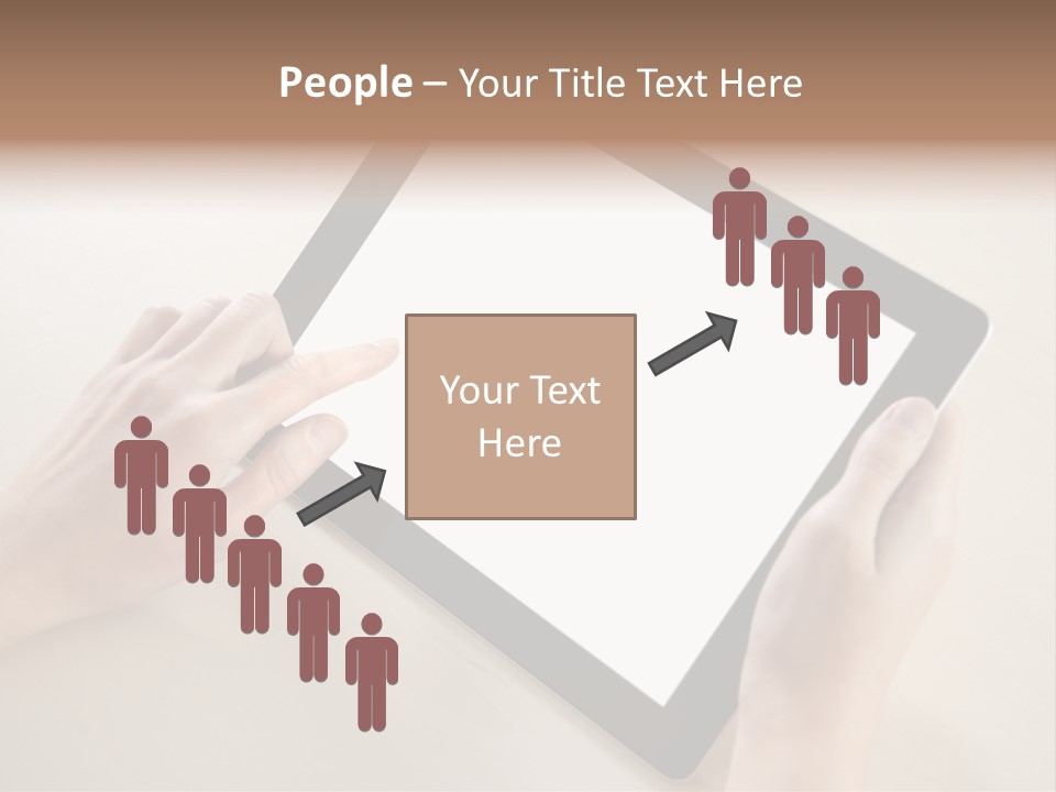 Electronic Mobile Book PowerPoint Template