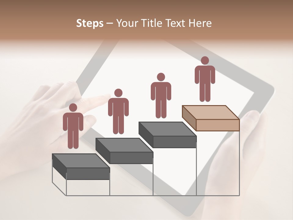 Electronic Mobile Book PowerPoint Template