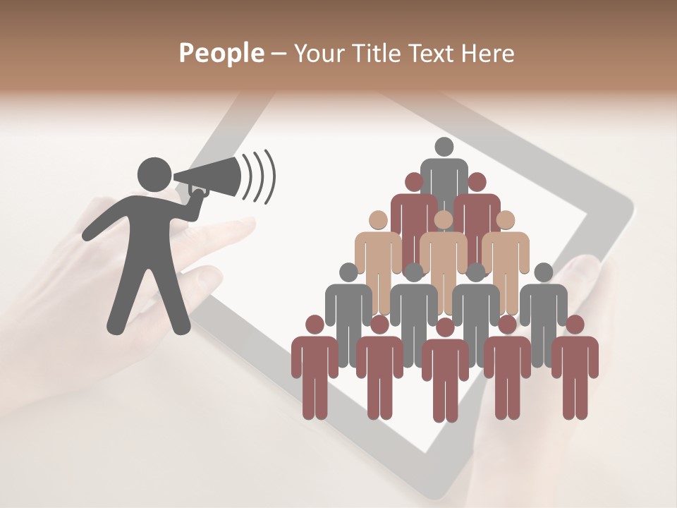 Electronic Mobile Book PowerPoint Template