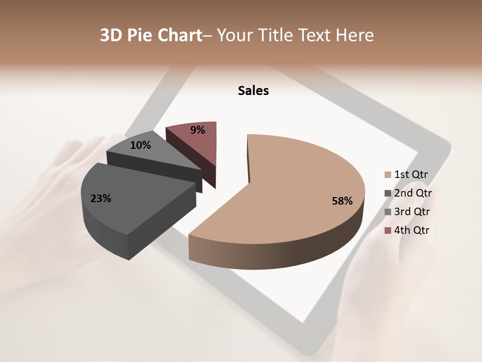 Electronic Mobile Book PowerPoint Template