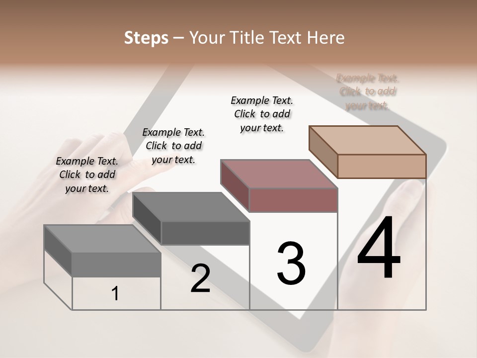 Electronic Mobile Book PowerPoint Template