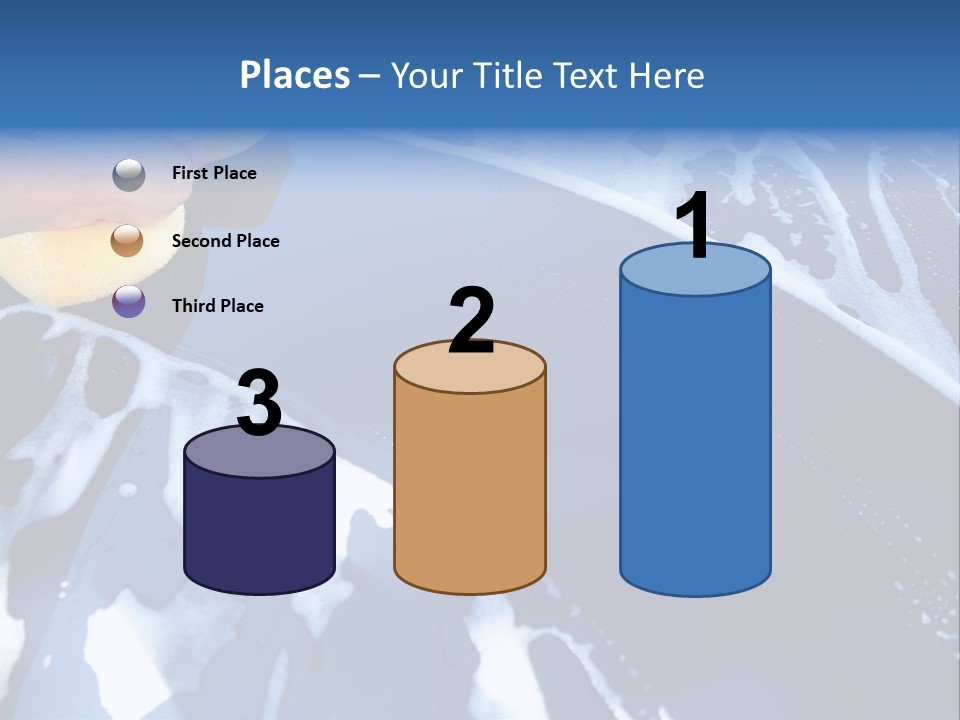 Detergent Foam Industry PowerPoint Template