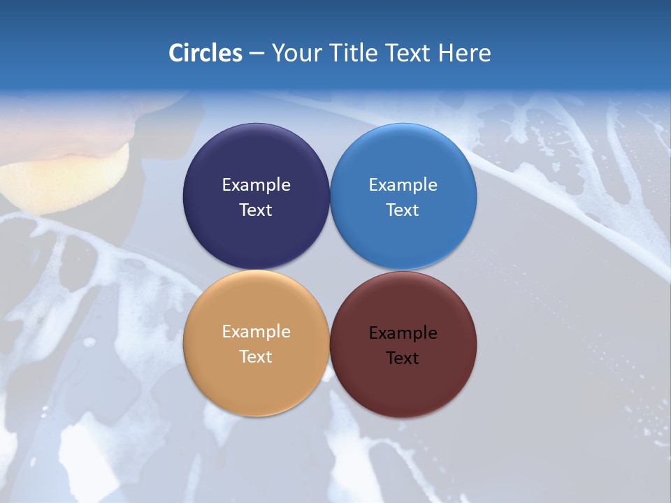 Detergent Foam Industry PowerPoint Template