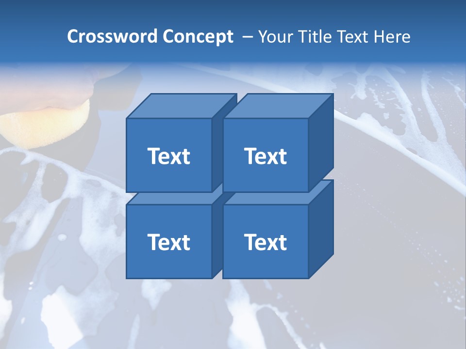 Detergent Foam Industry PowerPoint Template