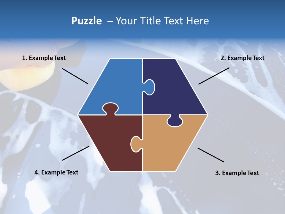 Detergent Foam Industry PowerPoint Template
