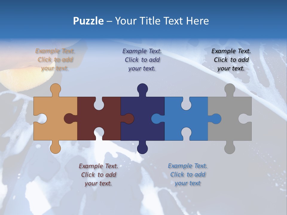 Detergent Foam Industry PowerPoint Template