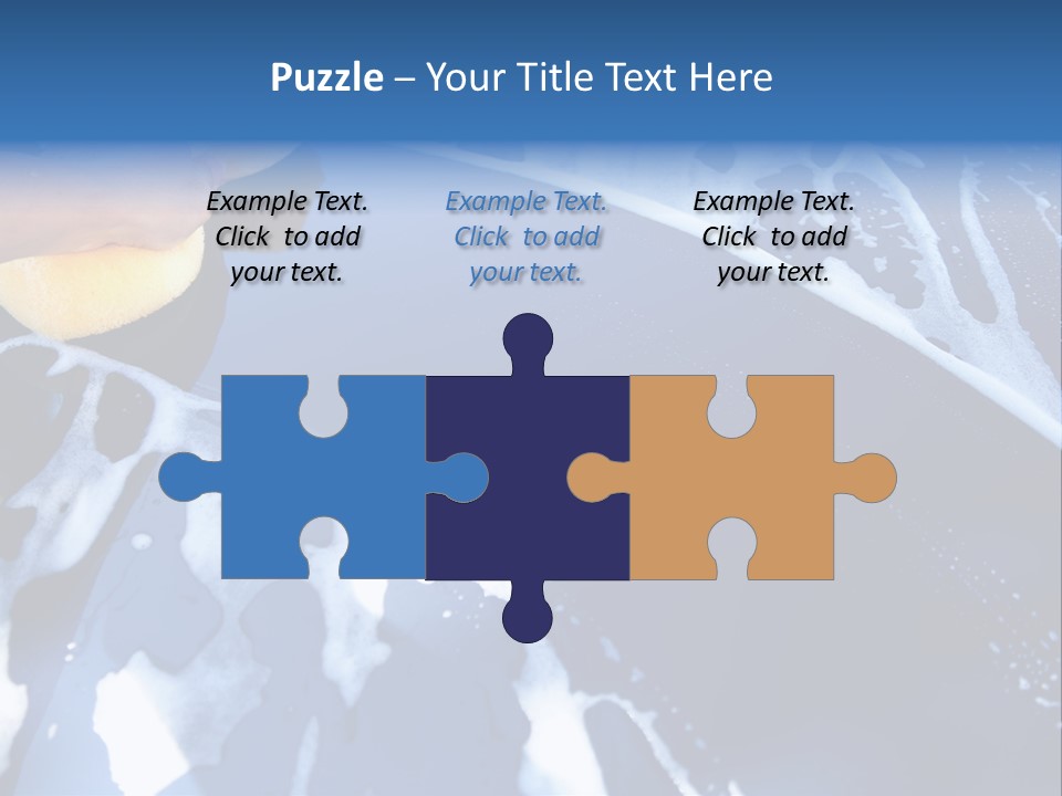 Detergent Foam Industry PowerPoint Template