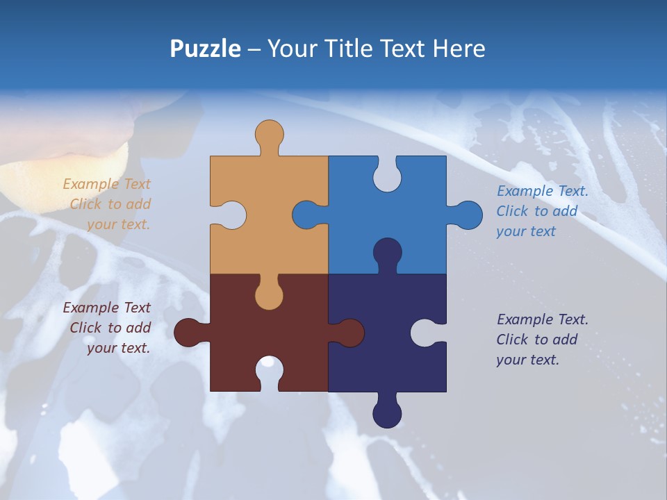 Detergent Foam Industry PowerPoint Template