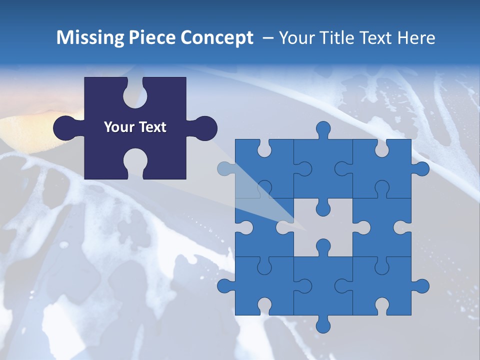 Detergent Foam Industry PowerPoint Template