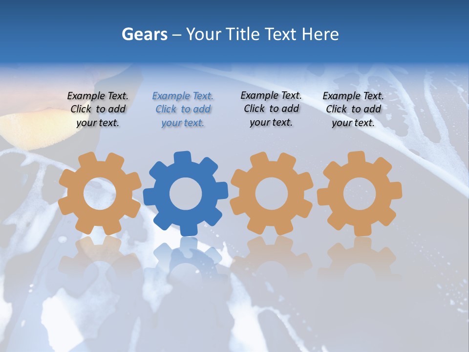 Detergent Foam Industry PowerPoint Template