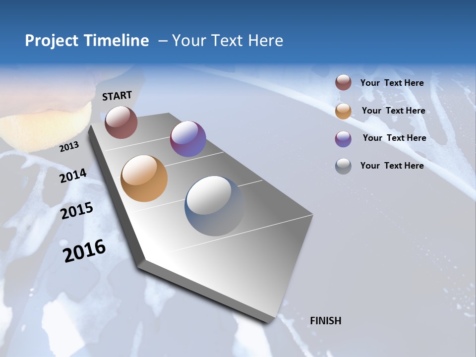 Detergent Foam Industry PowerPoint Template
