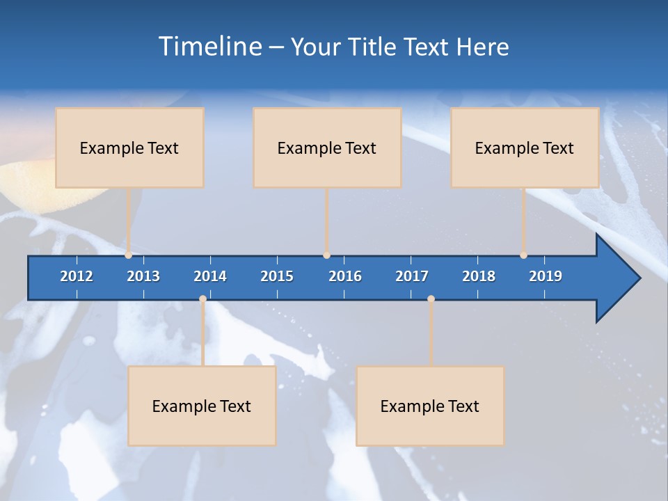 Detergent Foam Industry PowerPoint Template